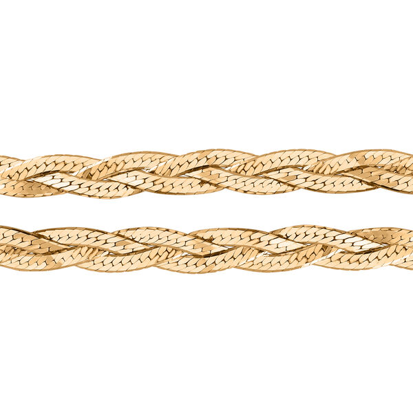 925 Silber vergoldet Kette ca. 45 cm ca. 7,40g image number 2