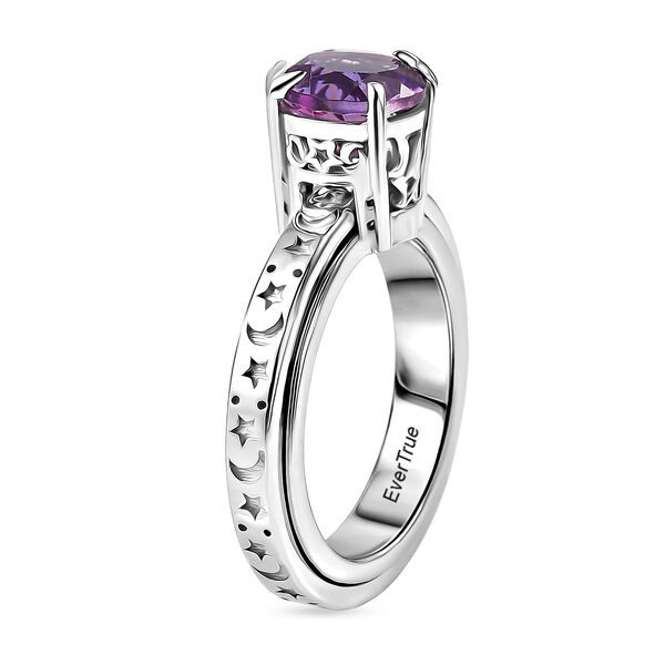 EverTrue AA Rose De France Amethyst Spinning Ring - 1,95 ct. image number 5