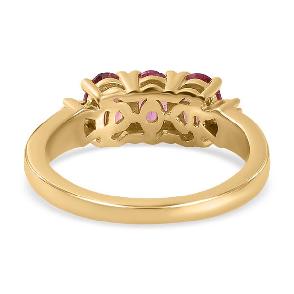 AA Rubellit und weißer Diamant-Ring - 1,34 ct. image number 6