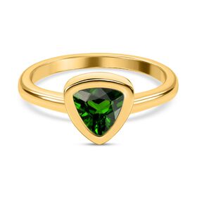 Natürlicher Chromdiopsid-Ring - 0,69 ct.