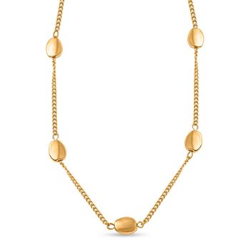 Std Gelb Halskette ca. 73.75 cm ca. 21,00g