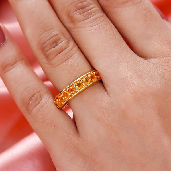 Salamanca Feueropal-Half-Eternity-Ring - 0,66 ct. image number 3