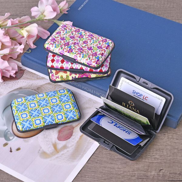 5er Set - RFID geschützte Aluminium-Kartenhüllen, einfarbig image number 3