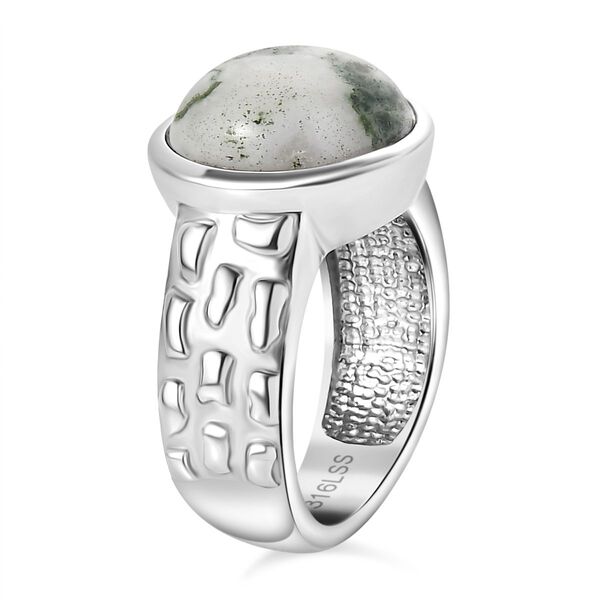 Moosachat Ring - 7,24 ct. image number 5