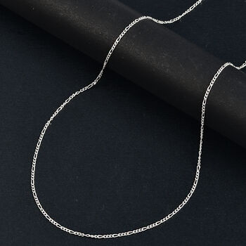 Figaro Kette in 925 Silber, 50 cm
