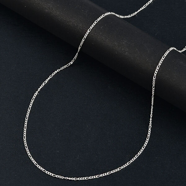 Figaro Kette in 925 Silber, 50 cm image number 2