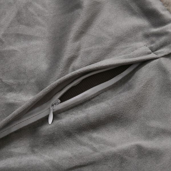 2-tlg. Zierkissenbez&uuml;ge, 60x60 cm und 45x45 cm, kaffeebraun image number 6