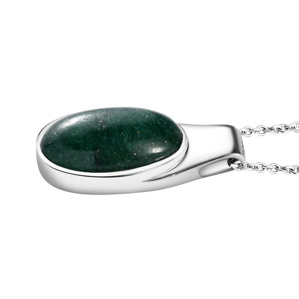 AAA grüner Aventurin-Anhänger mit 50cm Kette - 10,50 ct. image number 4