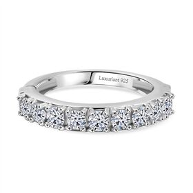 LUXURIANT DIAMOND - Lab Grown Diamant SI Ring 925 Silber rhodiniert (Größe 17.00) ca. 1.00 ct