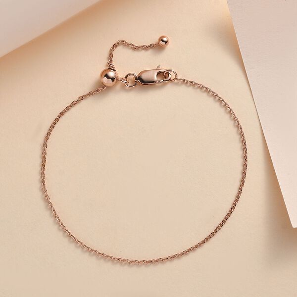 Anker-Kettenarmband 19cm in ros&eacute;vergoldetem 925 Silber image number 2