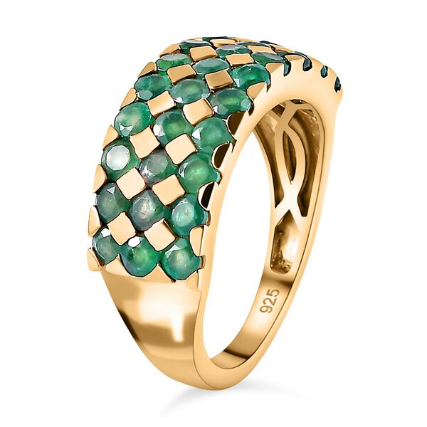 AA Grandidierit Ring, 925 Silber Gelbgold Vermeil (Größe 17.00) ca. 2.22 ct image number 5