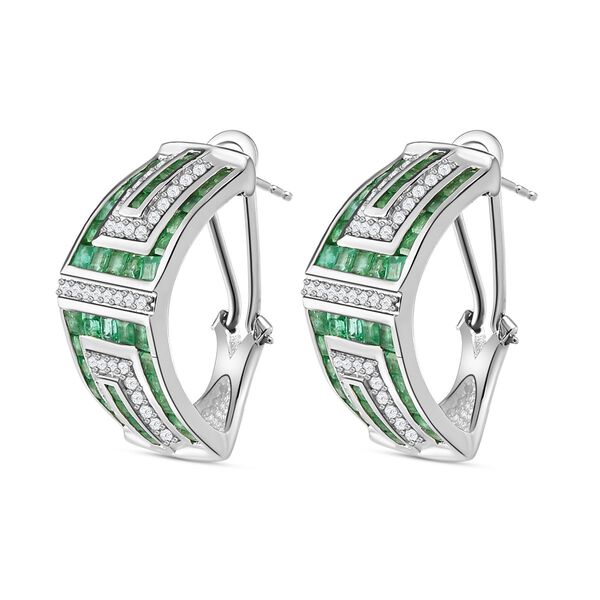 AAA Kagem sambische Smaragd-Ohrringe - 6,44 ct. image number 4