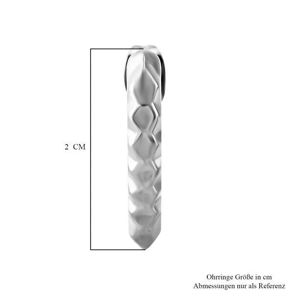 Reiner Edelstahl Ohrringe ca. 7,40g image number 5