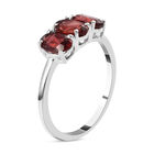 Roter Granat-Ring, 925 Silber  ca. 1,66 ct image number 4