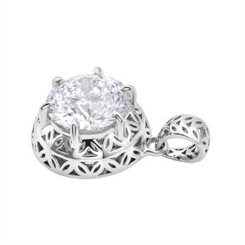 D'Joy Moissanit Anh&auml;nger 925 Silber rhodiniert ca. 2.23 ct