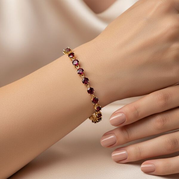 D'Joy AA Rhodolith Granat 19cm Armband - 12,98 ct. image number 2