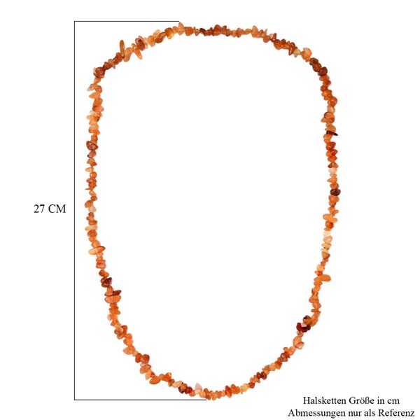 AA Karneol 70cm Halskette - 260 ct. image number 6