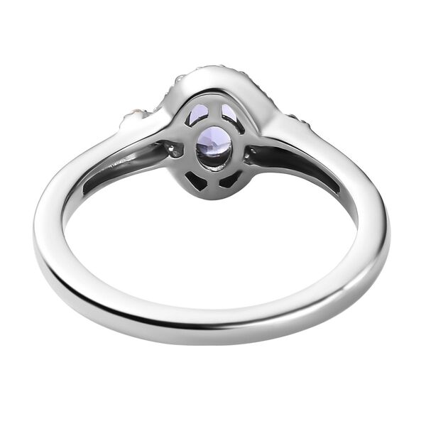Tansanit und Zirkon Ring - 0,63 ct. image number 6