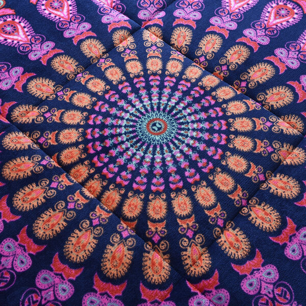 SERENITY NIGHT: 3er-Set - kuschelige Steppdecke und 2 Kissenbez&uuml;ge, Mehrfarbig&nbsp; image number 5