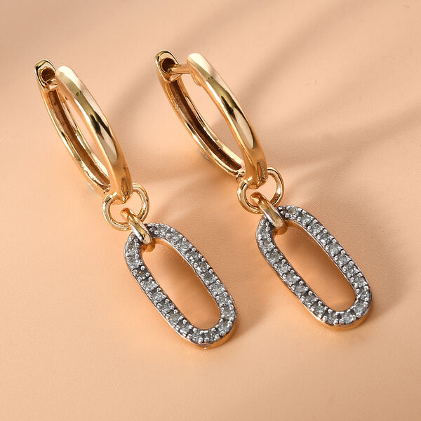 Diamant-Ohrh&auml;nger in Silber image number 2