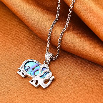 Royal Bali Kollektion- Abalone Muschel Elefant Anh&auml;nger