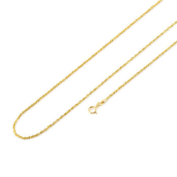 ILIANA - Kordelkette, ca. 50 cm, 750 Gelbgold