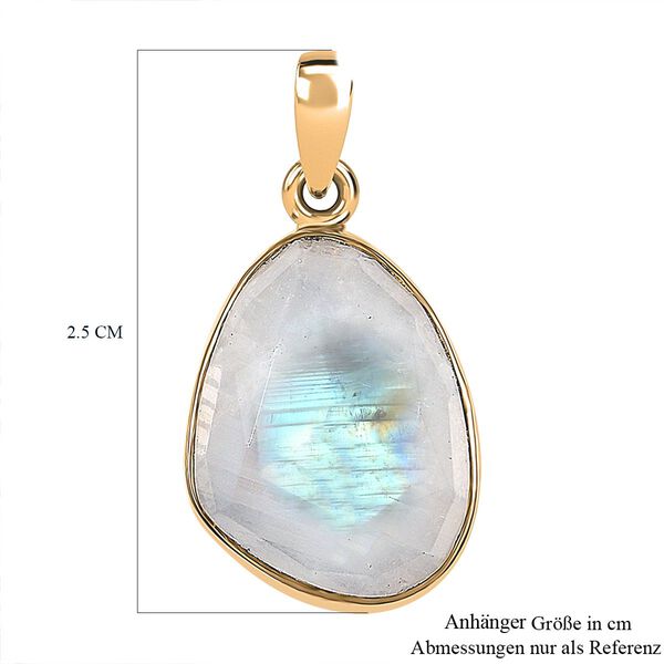 Regenbogen Mondstein Anh&auml;nger - 8,54 ct, image number 6