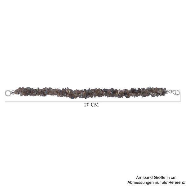 Labradorit Armband, 19 cm - 120 ct. image number 4