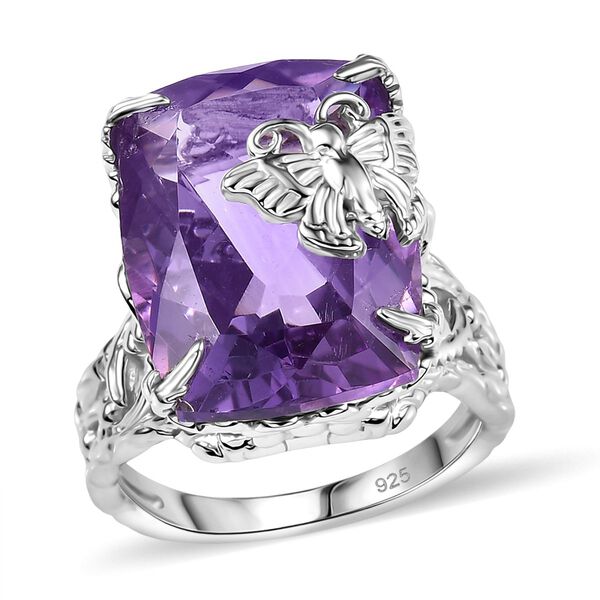 Rosa Amethyst Ring 925 Silber rhodiniert (Gr&ouml;&szlig;e 18.00) ca. 14,83 ct image number 4