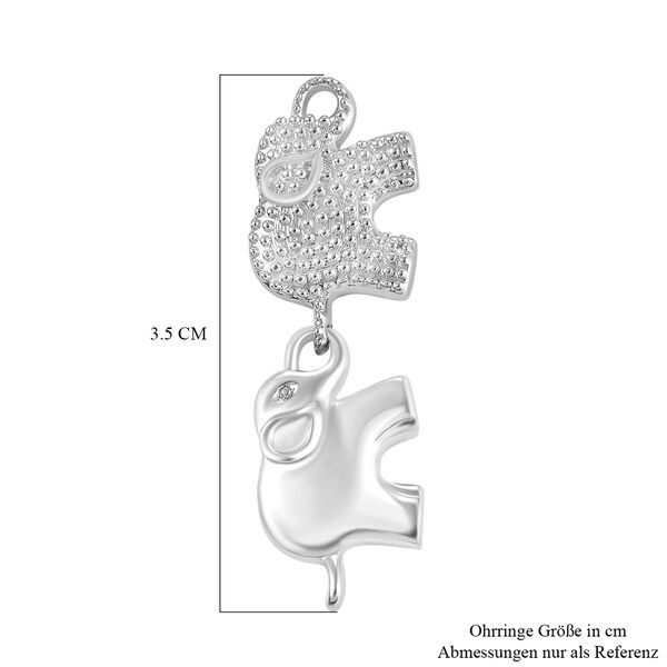 Elefanten-Ohrringe im Designer-Stil image number 7