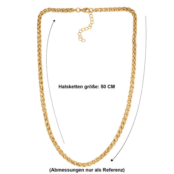 Byzantinische 50+5cm Halskette in Goldton image number 6