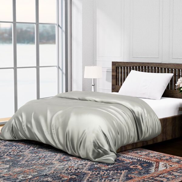 Serenity Night: Premium-Kollektion Herbst-Winter-Steppdecke aus 100 % Bambus mit hochwertiger Kunstdaunenfüllung – 135 x 200 cm, Mintgrün image number 0