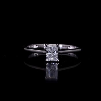 LUXURIANT SGL zertifizierter VS-EF Labor Diamant Ring in 950 Platin - 0,50 ct.