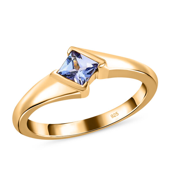 Tansanit Solit&auml;r Ring - 0,40 ct. image number 4