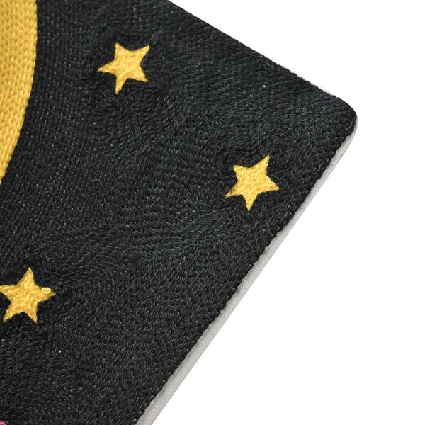 Besticktes Kissenbezug, Katzenpaar, Sonne und Mond image number 12