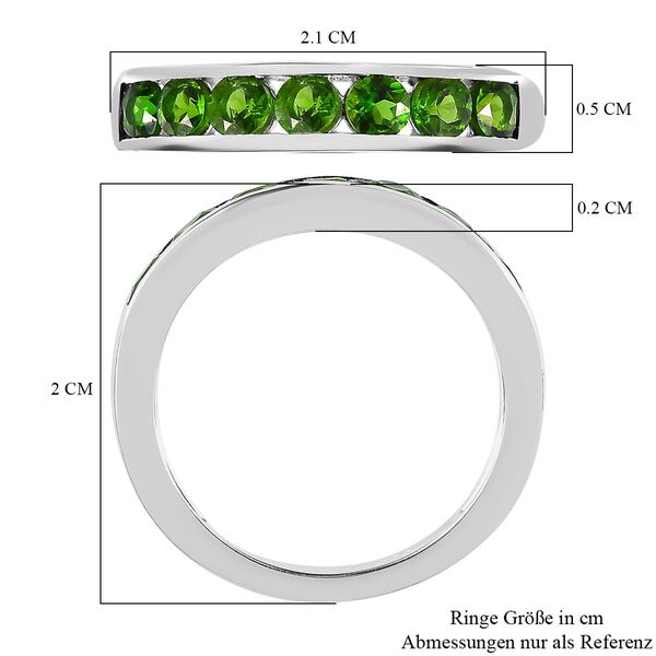 Natürlicher Chromdiopsid-Ring - 0,89 ct. image number 6
