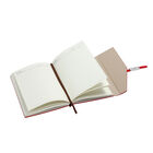 Geschenkidee: Kunstwildleder Notizbuch und Kugelschreiber Set, Größe 21x15 cm, Rot, 2 teilig image number 3