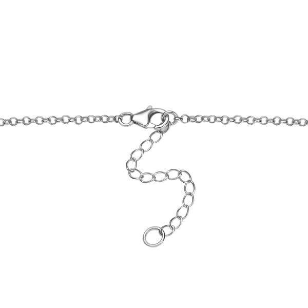 AA Nat&uuml;rliche, &auml;thiopische Welo Opal und Multi-Saphir-Halskette, 45 cm - 4,08 ct. image number 6