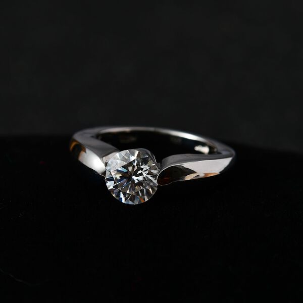 Moissanit Ring - 1,21 ct. image number 8
