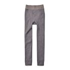 Thermo-Leggings mit Mikroflanell gefüttert, grau