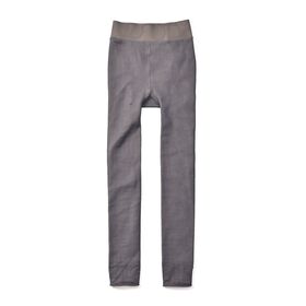 Thermo-Leggings mit Mikroflanell gefüttert, grau