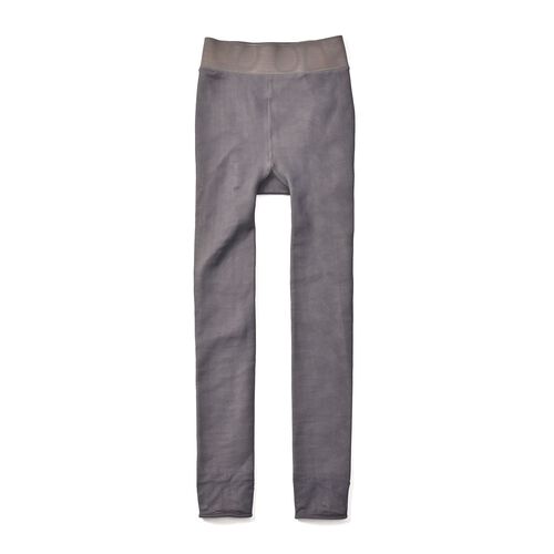 Thermo-Leggings mit Mikroflanell gefüttert, grau image number 0