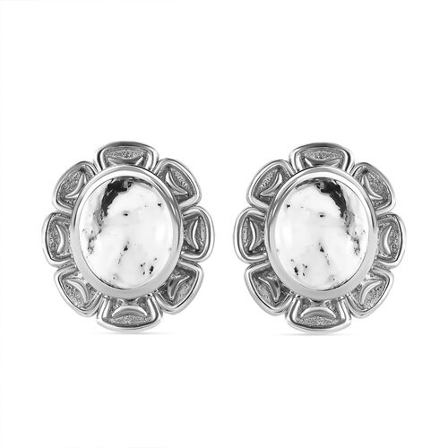 Weiße Büffel-Ohrstecker - 7,52 ct. image number 0