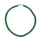 Verde Onyx Halskette ca. 45 cm 925 Silber ca. 200,00 ct.