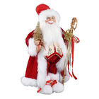 Weihnachtsmann, Christbaumspitze, Größe 45 cm, Rot und Gold  image number 1