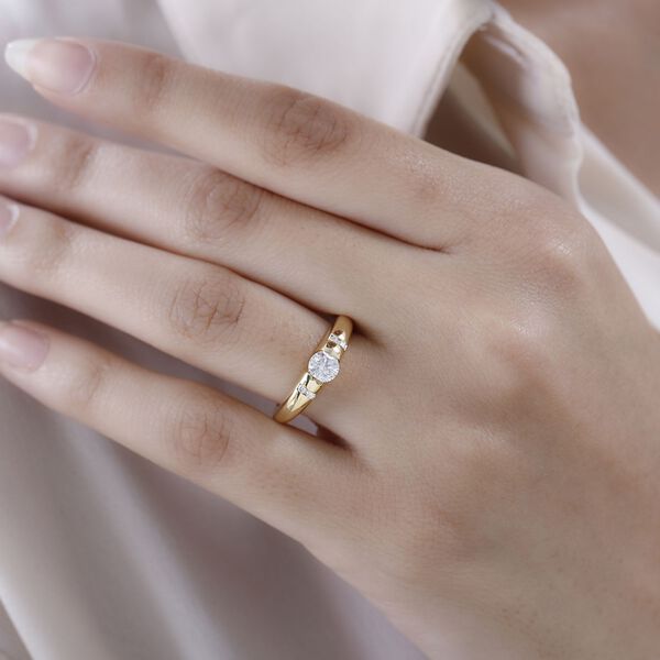 Moissanit Ring - 0,48 ct. image number 3