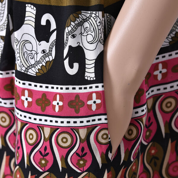 Hose f&uuml;r Damen, Rosa und schwarz image number 4