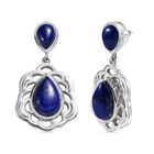 Lapislazuli Ohrringe Edelstahl ca. 14.38 ct