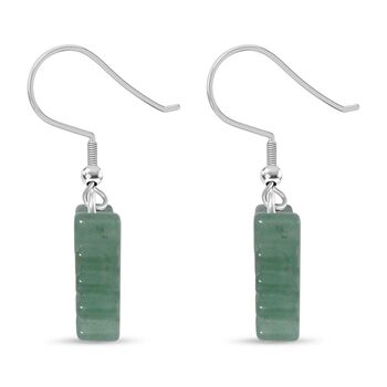 Gr&uuml;ne Aventurin-Ohrringe - 50 ct.