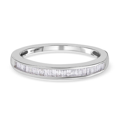 Wei&szlig;er Diamant Ring, I1 G-H SGL zertifiziert, 585 Wei&szlig;gold (Gr&ouml;&szlig;e 17.00) ca. 0.50 ct